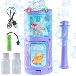 FlyPico 2 in 1 Kids Party Bubble Machine Toy for Kids with Light & Music for Toddlers | 3000+ Bubbles Per Minutes | Leak-Proof | Fully Automatic| Age 3+ | Outdoor Indoor | Best Gift for Kids