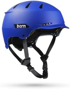 Bern Hendrix Adult Bike Helmet - Brim Style - Multisport Certified - MIPS Rotational Impact Protection - Medium Matte Sea Helmet - Lightweight Adult Skateboard Helmet - Bicycle Helmet