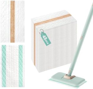 Newbealer 48 PCS Disposable Mop Pads for NB602N Steam Mop, Floor Cleaning Pads, Mop Pads Refills for Multi-Surface Cleaning