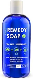 Truremedy Naturals Remedy Tea Tree Oil Body Wash - Body Wash That Helps Body Odor, Ringworm, & Skin Irritations - Tea Tree Soap Body Wash (1 pk, 12 oz)