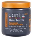 CANTU Men's Cleansing Pre-Shave Scrub, 230 g