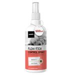 Flea Spray for the Home Dogs & Cats 500ml - Lick-safe & Fast-Acting Flea Spray for Dogs - With Essential Oils to Control Ticks, Lice & Mites - House Flea Spray for Cats' Bed, Carpet & Furniture