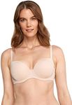 Bonds Women's Invisi Full Busted T-Shirt T Shirt Bra, Base Blush, 12 34DD US