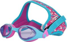 FINIS DragonFly Kids Swim Goggles - Ages 3-8 - UV Protection - Floating Neoprene Strap - Soft Silicone Fit - Shell