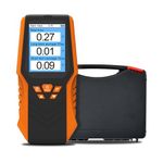 Digital Radon Detector, High-Accuracy Radon Tester with LCD Display, Short & Long Term Radon Monitoring, Real-time Monitoring, Bq/m3 & pCi/L Selectable for Home, Office, Underground Garage, Cellar