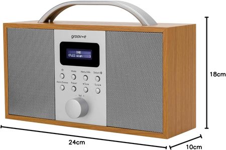 Groov-e Boston DAB/FM Radio – Portable Digital Stereo