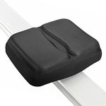 Yes4All Rowing Machine Seat Cushion Good with Non-Slip, Silicon Cooling Gel Seat Cover, Groove Design, Custom Fit Comfort, Black