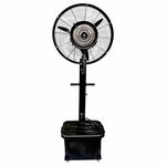 7 star DECOR 26″ Commercial Mist Fan | 100% Copper Motor | 40L Tank | 260W High-Speed | 10M Mist Spray | Oscillating Outdoor Cooling Fan for Garden, Rooftop & Commercial Use (Black)