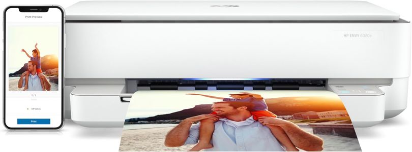 HP Envy 6020e Wireless Color Printer – White