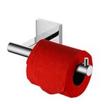 KOKOSIRI Toilet Paper Holder for Bathroom Toilet Roll Holder Hold Mega Rolls Polished Chrome Stainless Steel B2005CH