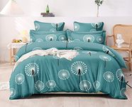 Mosho 220 TC Glace Cotton King 9 Feet Comforter Set Double Bed (Green MOH)