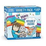 B.F.F. OMG - Best Feline Friend Oh My Gravy!, Variety Pack, Potluck O' Pouches, Wet Cat Food by Weruva, 2.8Oz Pouches (Pack of 12)