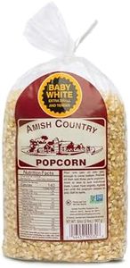 Amish Country Popcorn | 2 lb Bag | Baby White Popcorn Kernels | Small and Tender | Old Fashioned, Non-GMO and Gluten Free (Baby White - 2 lb Bag)