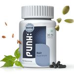 Punh Hair Nutrition Hair Multi Vitamin with DHT Blocker (30 Capsules), Hair Supplement for Men & Women, Biotin For Hair Growth, Stronger & Healthier Hair, Reduces Hair Fall - Pack of 1