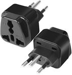2-Pack UK to Switzerland Plug Adapt