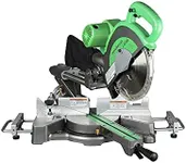 Metabo HPT 10-Inch Sliding Compound Miter Saw, Double-Bevel, Electronic Speed Control, 12 Amp Motor, Electric Brake, 5-Year Warranty (C10FSBS)