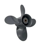 Boat Propeller 9 1/4x10 for Honda Outboard 10-20HP 4 Blades Aluminum 8 Tooth OEM NO:58134-ZV4-010AH 9.25x10