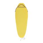 Sea to Summit - Reactor Sleeping Bag Liner - Compact Mummy With Drawcord - Thermolite For Thermal Boost - Odour Control - Ultra-Sil Stuff Pack - For Backpacking & Camping - Yellow - 268g