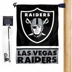 WinCraft Raiders Garden Flag and Mailbox Post Pole Holder Mount