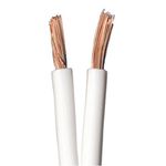QED Classic 79 Strand Oxygen Free Copper (OFC) Profile Speaker Cable for Hi-Fi and Home Cinema Installations (10 metres, White)
