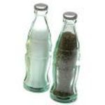 Coca-Cola Mini Glass Salt and Pepper Shakers Set of 2 by Tablecraft