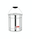 Stainless Steel Unique Designed TEA URN, Insulated WATER POT (Matka) For Cold & Hot Water | Dispenser Tea Urn Idea For Home Use & Picnic, Hostels, Canteen, Catering, Hotels | Tea Jar Size - 7.5 Liters