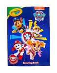 Crayola Paw Patrol Coloring Book with Stickers, Gift for Kids, 288 Pages, Ages 3, 4, 5, 6