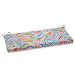 Pillow Perfect Outdoor Ummi Bench Cushion, Multicolored