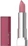 Maybelline Color Sensational Lipstick, Lip Makeup, Cream Finish, Hydrating Lipstick, Nude, Pink, Red, Plum Lip Color, Romantic Rose, 0.15 oz; (Packaging May Vary)