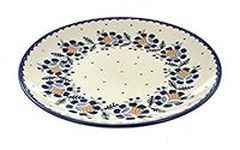 Polish Pottery Sunflower Dinner Plate