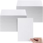 400 Sheets White Linen Cardstock 4 x 6 Invitation Cardstock Heavy Weight White Printer Paper Cardstock 92lb 250GSM Card Stock for Printer Index Cards Cover Postcards Blank Flash Note 250GSM