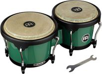 Meinl Percussion Bongo Drum Set with Durable Synthetic All-Weather Shells, Journey Series ââ‚¬â€ NOT Made in China ââ‚¬â€ Natural Buffalo Skin Heads, 2-Year Warranty (HB50FG)