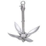 SEACHOICE Folding Grapnel Anchor 1-1/2 lbs. 41050, Steel