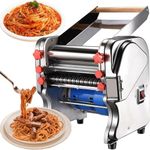 Automatic Electric Pasta Maker, 750W Stainless Steel Dough Roller Machine for Home and Restaurant Use