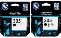 HP 305 2-pack Black Original Ink Cartridges (6ZD18AE)