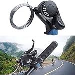 Bicycle Gear Shifter, 6/7 Speed TX30-6R/7R Right Thumb Bike Shift Lever for Mountain City Road Folding Bicycle