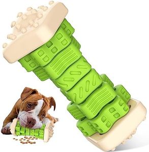 RUXAN Juguete masticable para Perros Indestructible, 3 en 1 Resistente Rompecabezas para Perros con Sabor a Leche, Juguetes para Perros pequeños y medianos