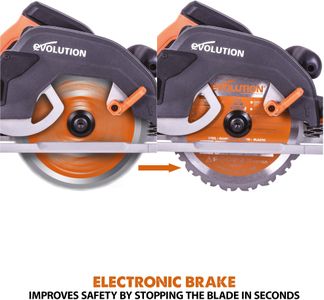 Evolution 185mm Circular Saw – R185CCSX Power Tool