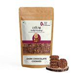 EVUM Dark Chocolate Cookies (1 Kg) | Premium Handmade Vegan Cookies | Healthy & Tasty Snacks | Freshly Baked Guilt Free Chocolate Cookies | No Maida | No Refined Sugar | No Preservatives