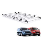 Rhino Roof Rack for Ford Transit Custom 2013+ Van (Only Suitable for Long (L2) with Standard (H1) Roof) Heavy Duty KammRack with Integrated Ladder Roller (K651)