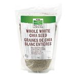 NOW Foods, Organic Whole White Chia Seeds, Source of Essential Fatty Acids and Fiber, Certified Non-GMO, 1 kg (Packaging May Vary)