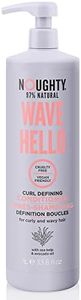 Noughty 97% Natural Wave Hello Curl Defining Conditioner, 97% Natural Sulphate Free Vegan Haircare, Vitamin Rich Formula for Curly and Wavy Hair, with Sea Kelp and Avocado Oil 1L