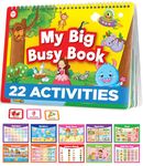 Einstein Box My Big Montessori Busy Book for Toddlers 2,3,4,5,6 Years Old | Toys & Gifts for 2-6 Year Old Kids | Toddler Busy Binder Book | Quiet Book for Toddlers |