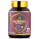 My Herbal Remedies | Multivitamin Softgels | (90 softgels) Daily vitamin | multivitamin For Men & Women With Essential Nutrients, Vitamins, Minerals, Anti-oxidants (Pack of 1)