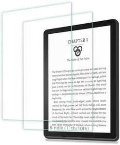 GeeRic 2 Pack Screen Protector Compatible with Kindle (11th/10th Generation, 2022/2019 Released), Tempered Glass 2 Pack Full Coverage Screen Protector Glass 9H Hardness Easy Installation