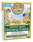 Earth's Best Organic Whole Grain Oatmeal Cereal, 8 oz (227 g), Pack of 2