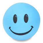 Tenna Tops Smiley Happy Face Car Antenna Ball/Auto Mirror Dangler/Dashboard Accessory (Baby Blue)