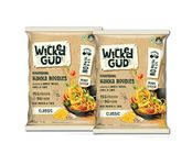 WickedGud Hakka Noodles (200gm x 2) No Maida | No Oil | No MSG | High Protein | High Fibre | Cholesterol Free