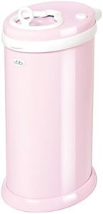 Ubbi Steel Odor Locking, No Special Bag Required Money Saving, Awards-Winning, Modern Design, Registry Must-Have Diaper Pail, Pink