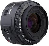 YONGNUO YN35mm F2 Lens 1:2 AF/MF Wide-Angle Fixed/Prime Auto Focus Lens for Canon EF Mount EOS Camera